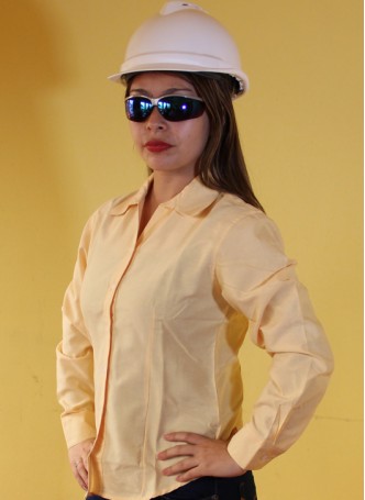 CAMISA OXFORD AMARILLA DAMA